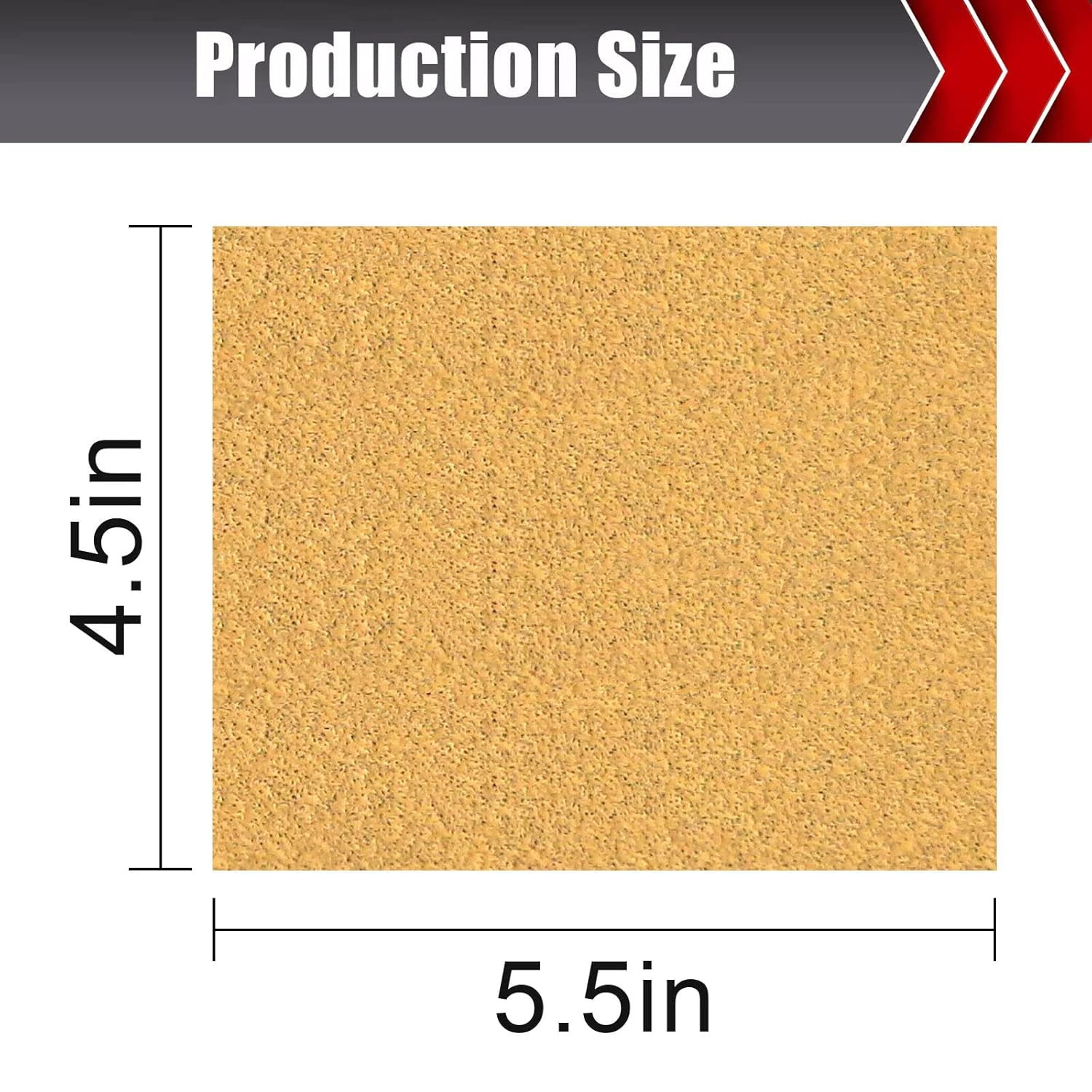 50 Pcs 1/4 Sheet Sandpaper, Premium Sand Paper 80/120/150/220/320/400 Grit Sand