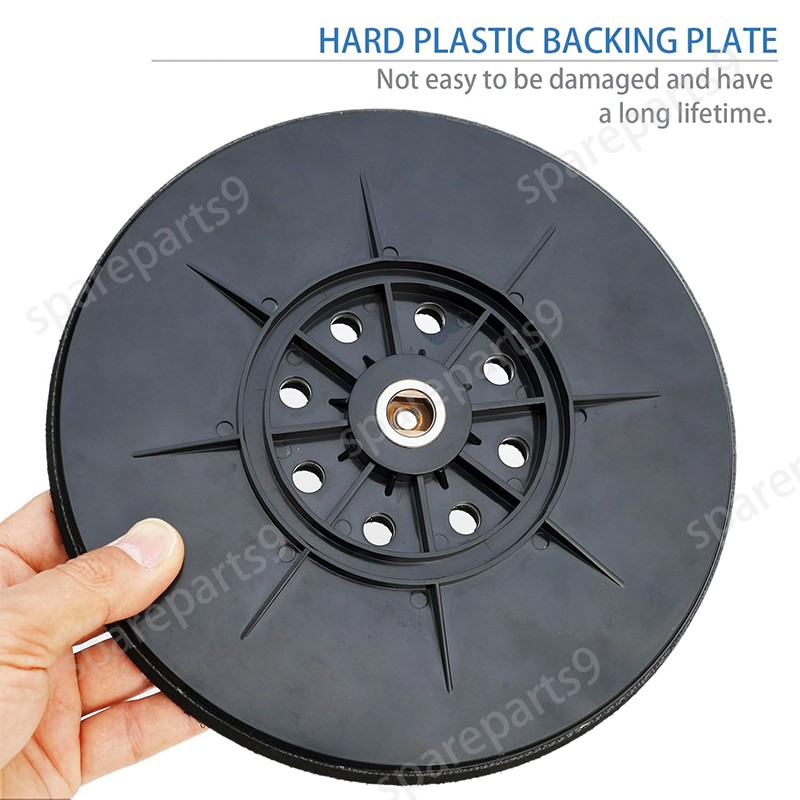 New 9″ 8 Hole Hook and Loop Sanding Disc Backing Pad for Drywall Orbital Sander