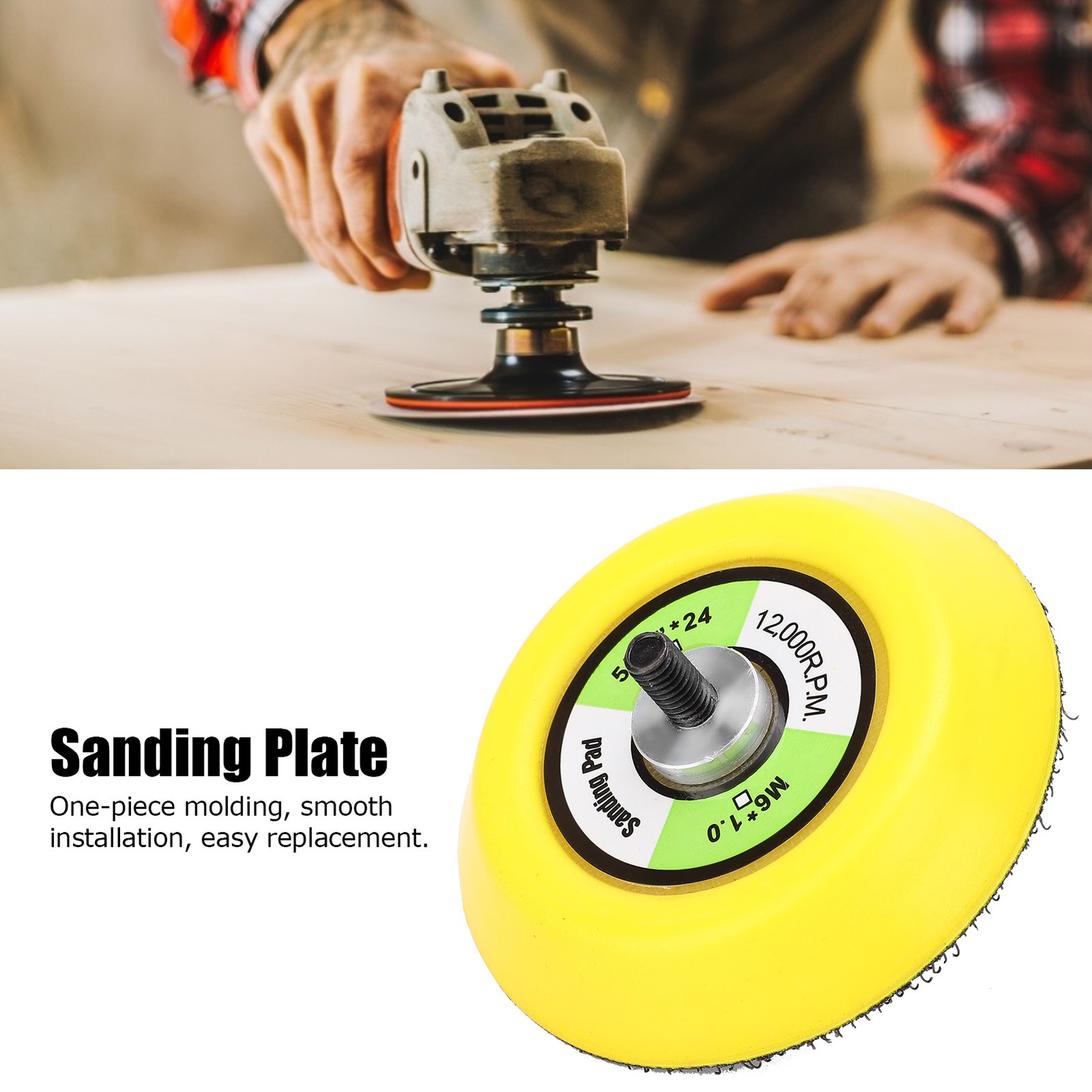 75mm/3in Round Polishing Disc Sandpaper Sanding Buffing Grinding Disc Pad