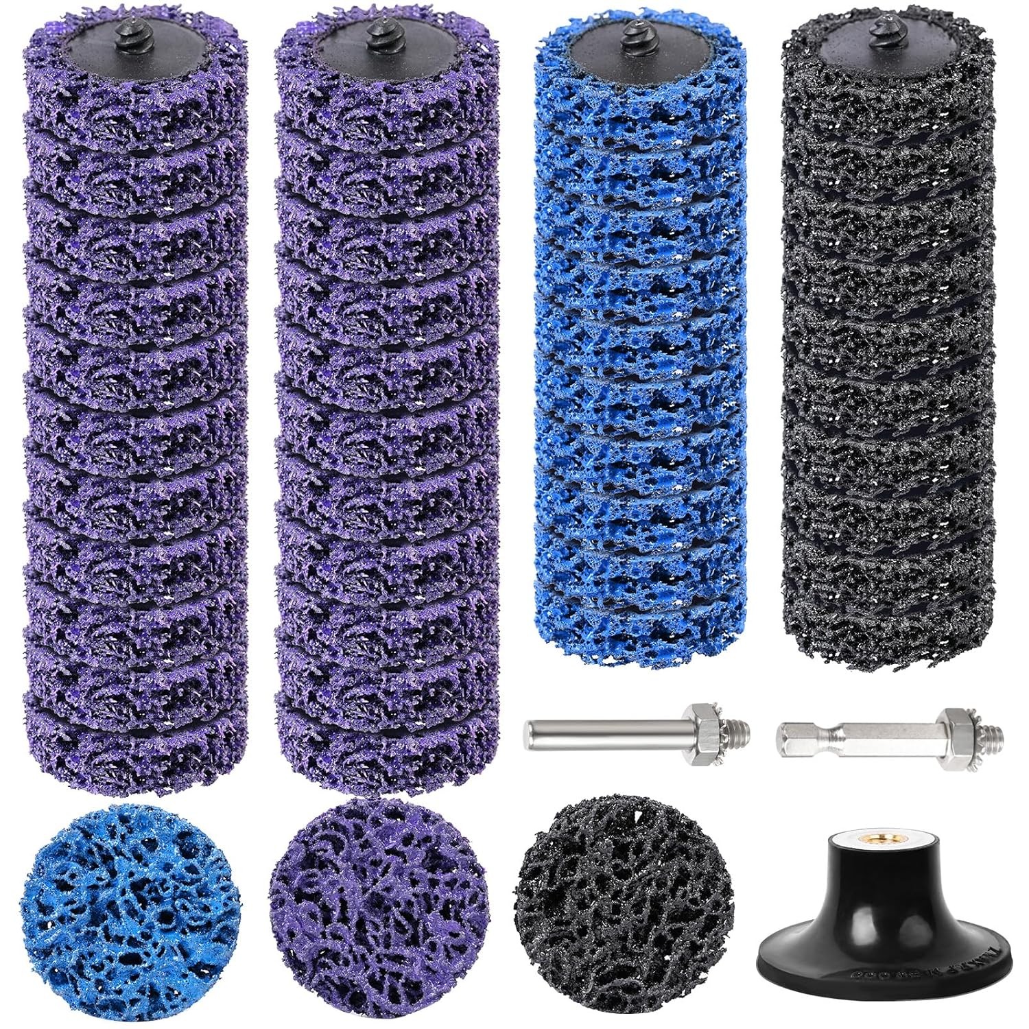 53PCS Quick Strip Disc for Drill, 2 Inch Die Grinder Stripping Discs, 1/4″…