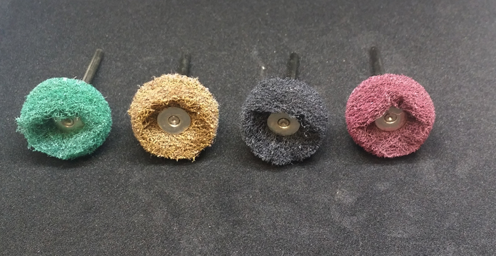 12 1″ (25mm) Abrasive Buffing Polishing Wheel Fits Power Rotary Tool 1/8