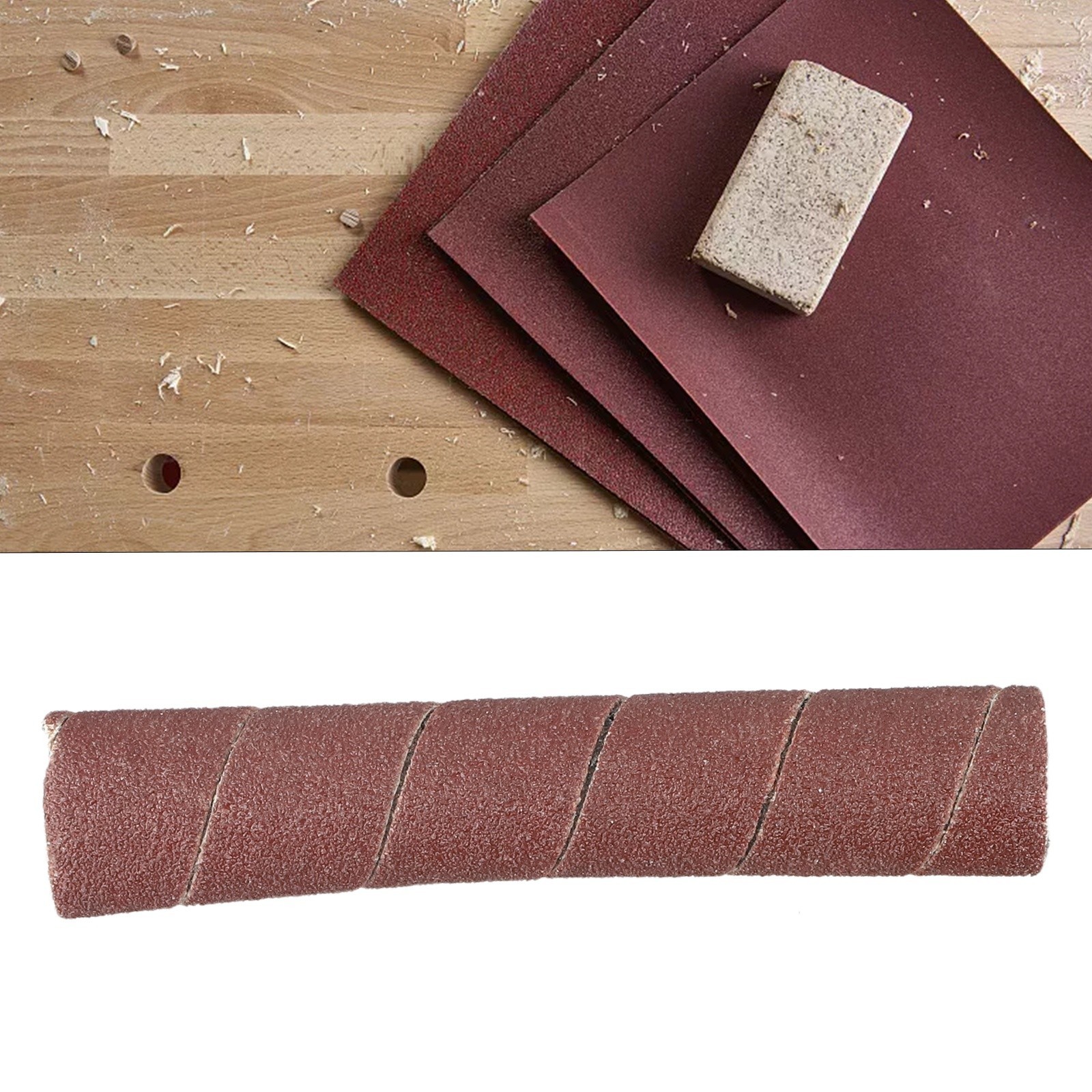4.5 Spindle Sanding Drum Sleeves For Oscillating Sander 80 150 240 Grit Paper