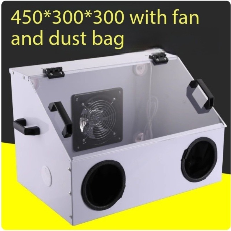 Compact Water Curtain Spray Booth with Negative Pressure Exhaust Fan ForHome Use