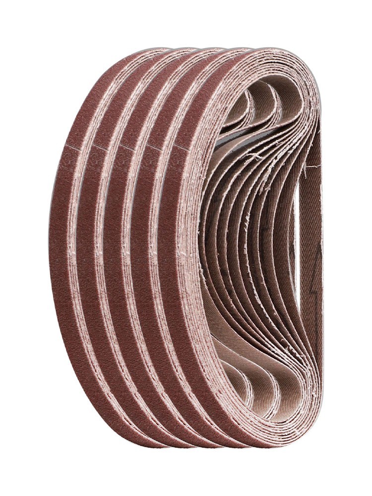 50pcs Set 330mm X 10mm Belt Power Finger File Sander Abrasive Sanding Belts Pack