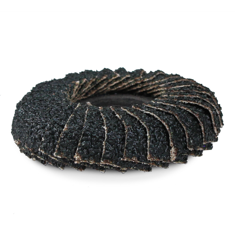 50 Pack – 2″ Quick Change Zirconia Curved Edge Fillet Weld Flap Disc for Corners