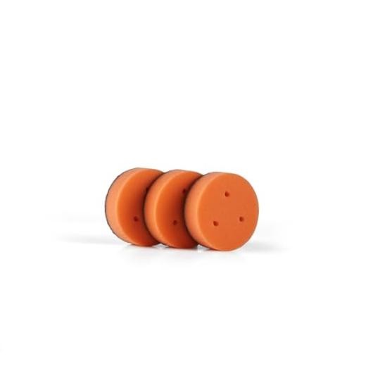 Classic Motoring 3″ Buffing & Polishing Pads (3-Pack) – Foam and 3 Inch Orange