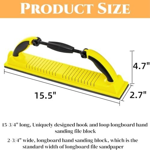 Adjustable Radius Flex Sanding Block for Automotive Woodworking