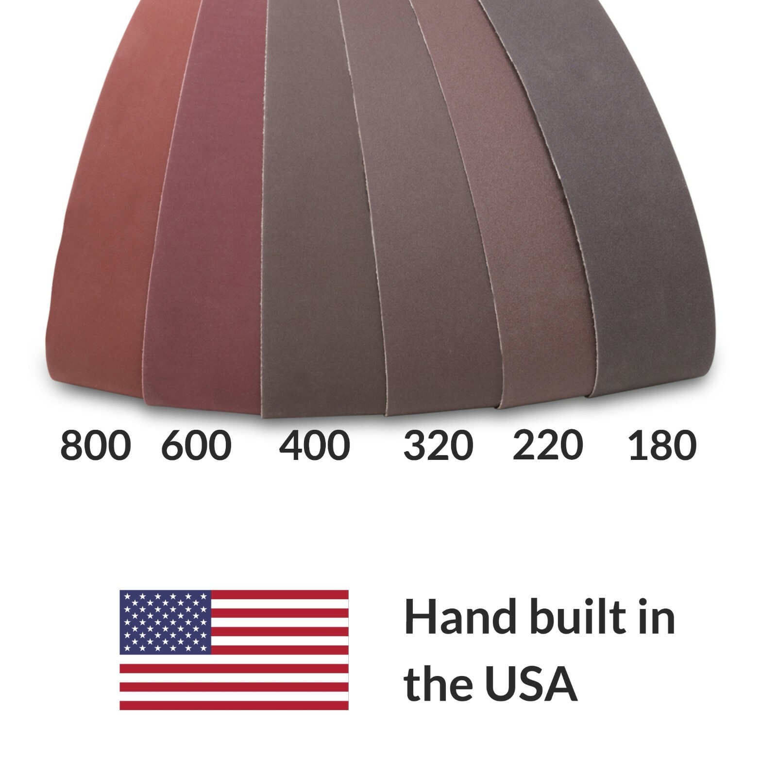 1″ x 30″ KNIFE MAKERS FINE GRIT SANDING BELTS, 6 Pack ASSORTMENT