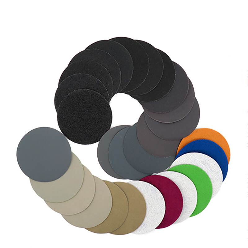 3″ – 75mm Wet & Dry Sanding Discs Sandpaper Hook & Loop Pads Grit 60 – 10000