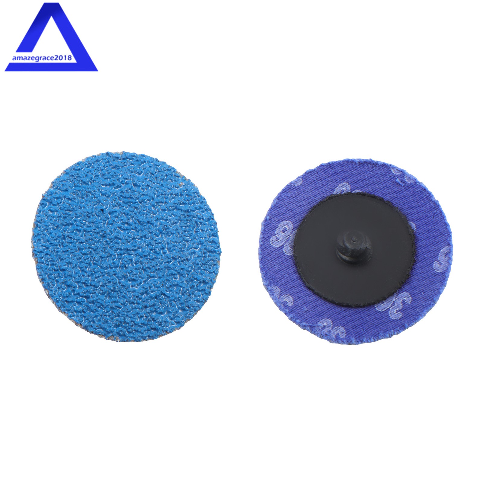 80Pcs 2″ Roll Lock Sanding Disc Set 36/60/80Grit 1/4 Shank for Drill Die Grinder