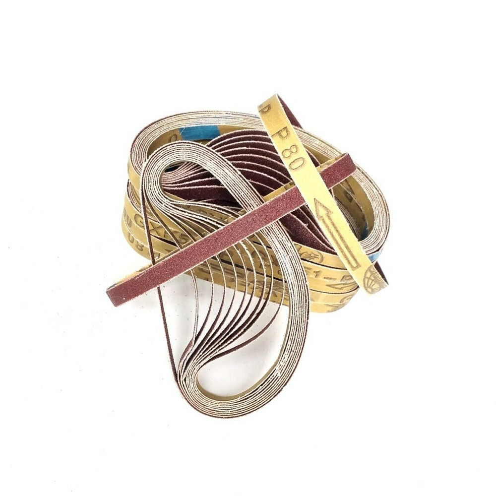 50 Pcs 330*10mm Abrasive Sanding Belts Bands P80 P60 P120 P180 P240 on Air Belt