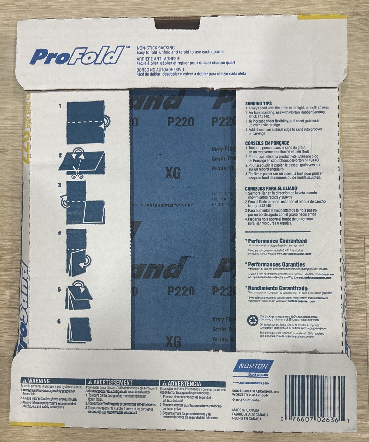 Norton ProSand 9″ x 11″ 20CT Sanding Sheets 220 Grit – 5 PACKS (100 SHEETS)