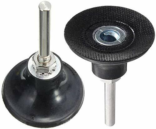 2 Pack 2 inch Sanding Disc Holder Roll Lock Rotary Pad Holder Mandrel 1/4″ Shank