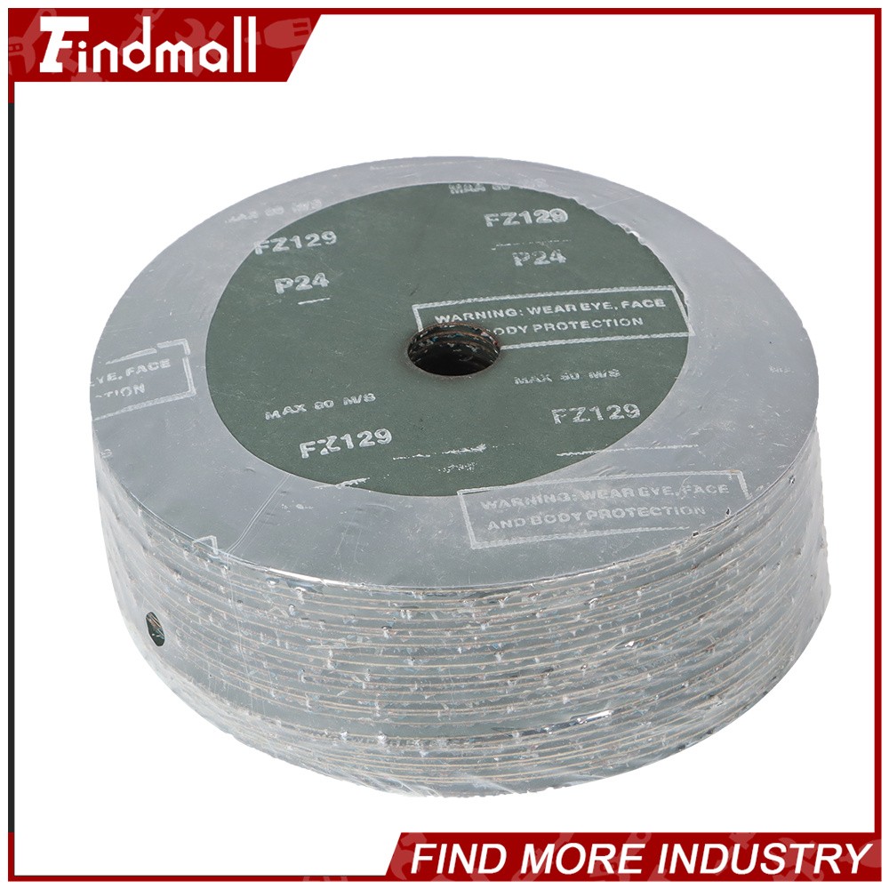 Findmall 25Pcs 24 Grit & 36 Grit Zirconia Resin Fiber Grinding And Sanding Discs