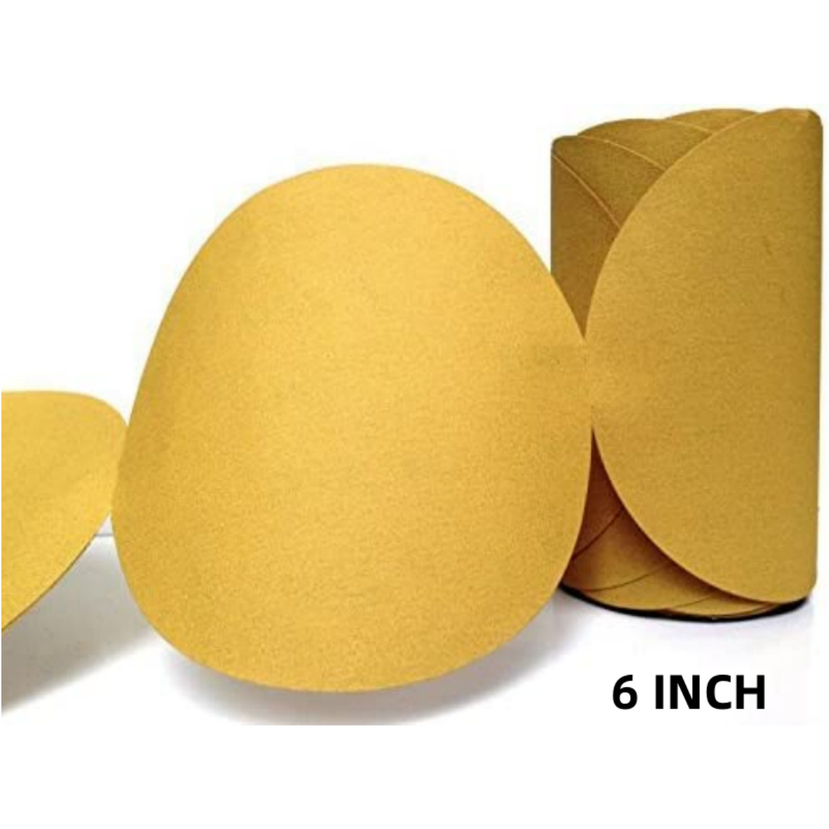 6″ Sanding Disc Sandpaper 100 Roll PSA Sticky Back Grit 80-220 DA Sander Paper