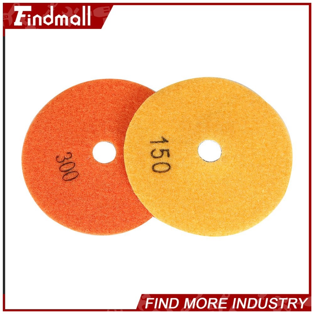 Findmall 13 Pack 4 Inch Diamond Polishing Pads With 5/8″ -11″ Backer Pads New