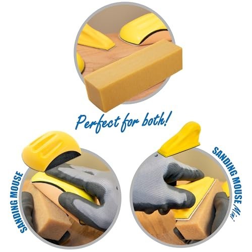 Abrasive Cleaning Stick for Sanding Belts & Discs | Natural Rubber Block 2 Pack