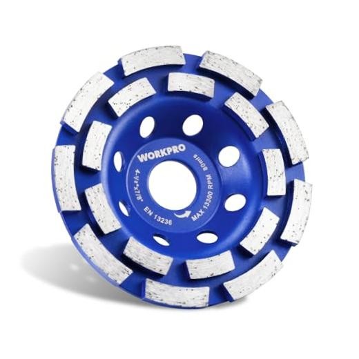 4.5″ Diamond Concrete Grinding Wheel, Double Row Cup Wheel 4.5INCH(Double Row)