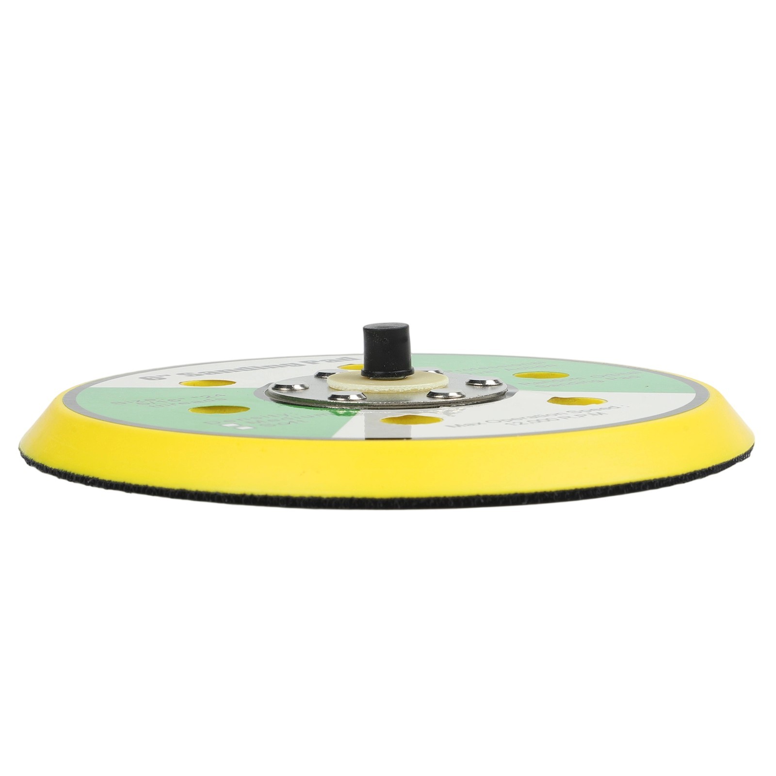 6 INCH HOOK AND LOOP SANDING PAD AIR ORBITAL SANDER BACKING PAD 12000RPM