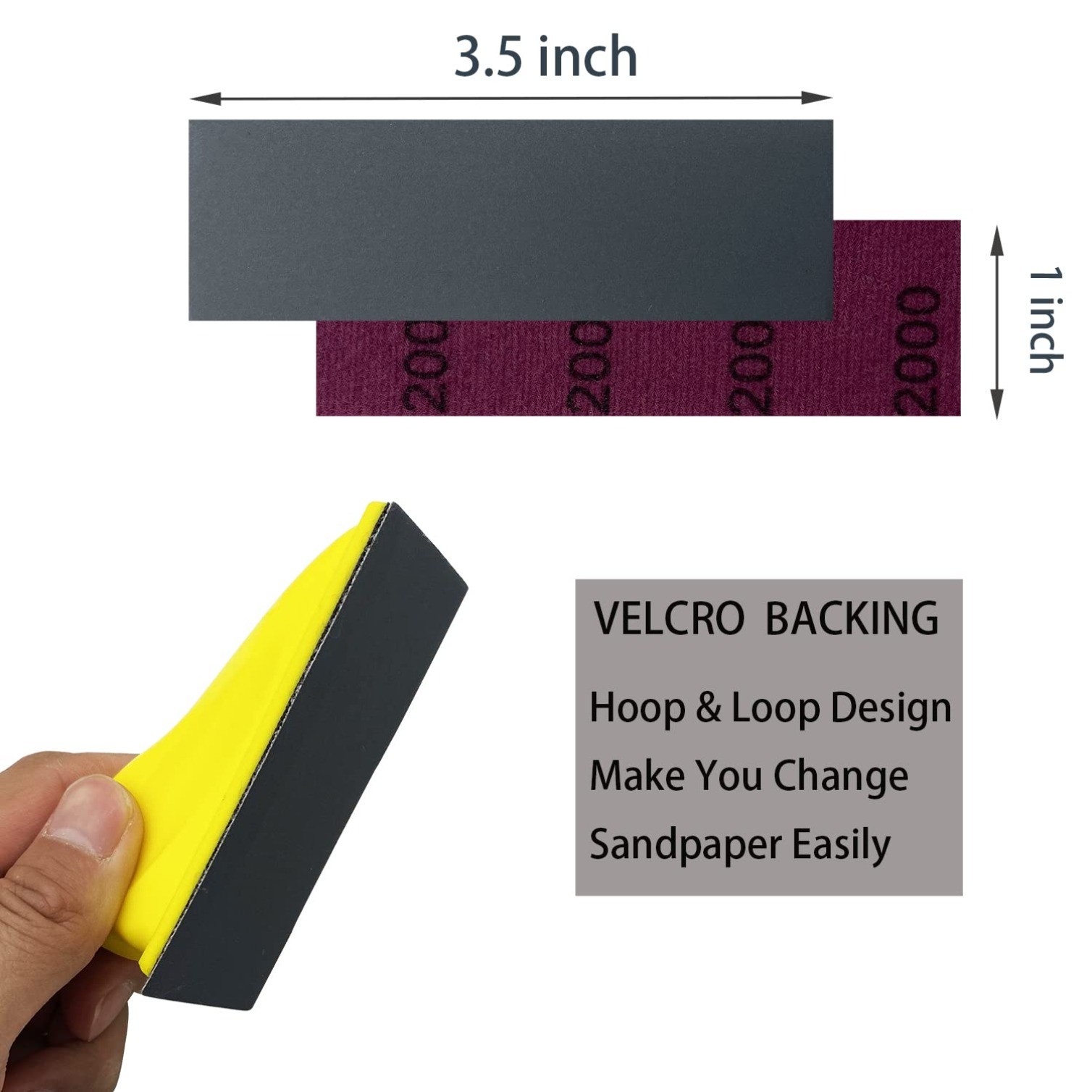 70PCS Micro Detail Sander Paper Kit Wet Dry Sandpaper-Grit 400 600 800 1000 1500