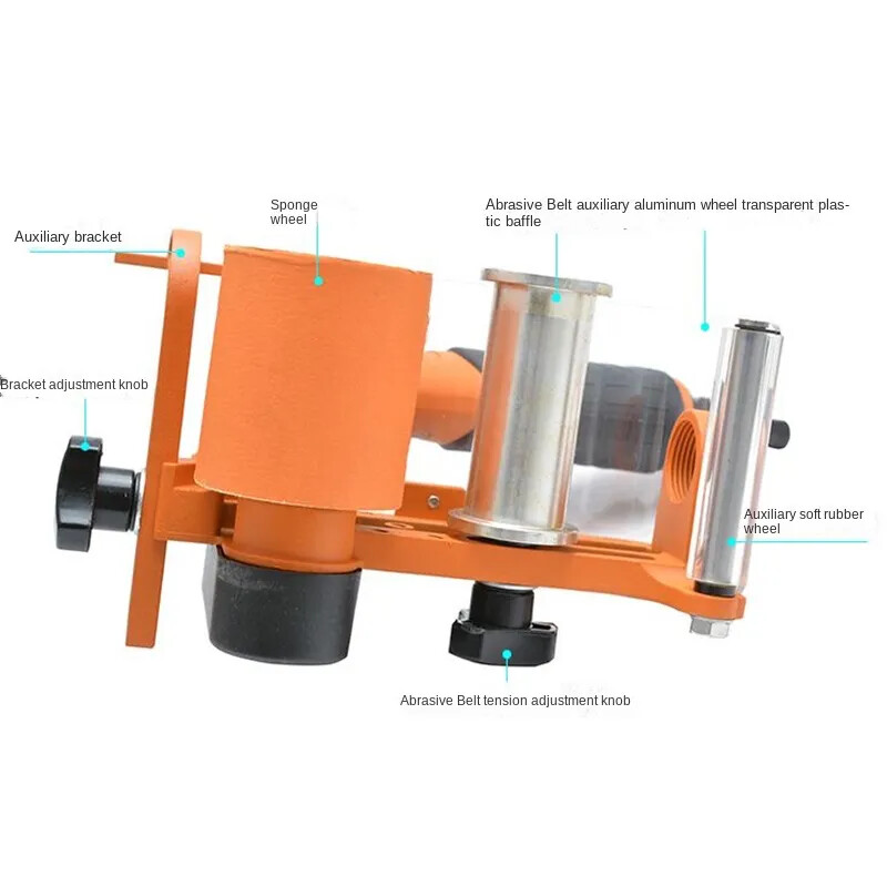 Pneumatic Belt Sanding Machine 60*260Mm Ring Belt Sanding Machine Polishing Wire