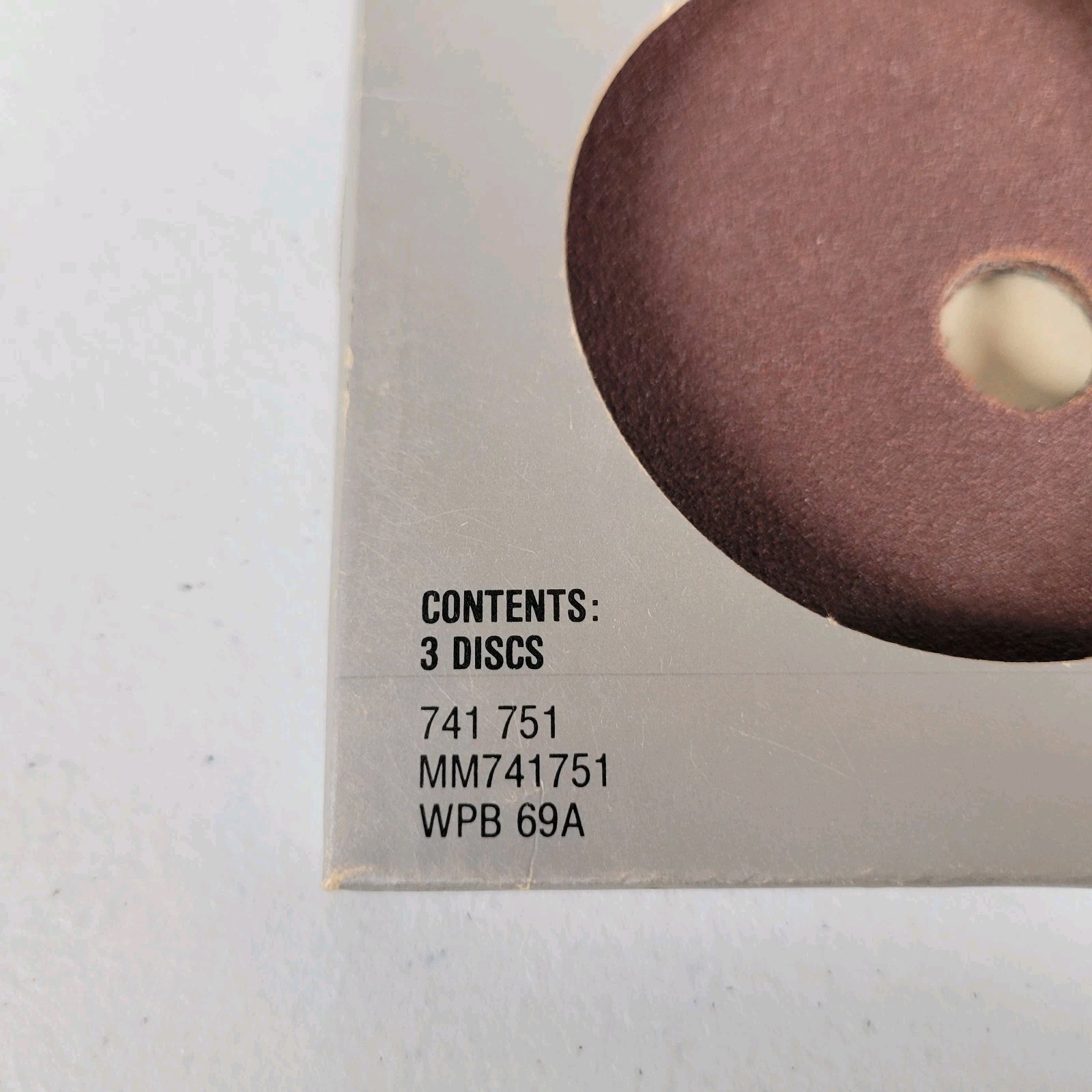 Master Mechanic Professional 4″x5/8″ Resin Fiber Discs Fine 120 Grit Vintage