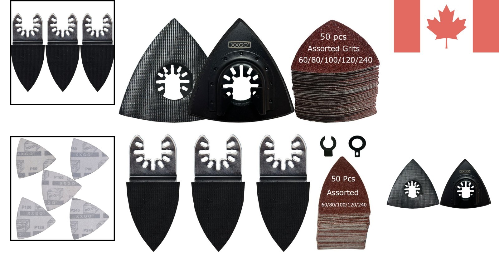 Efficient Finger Sanding Pads and Multi Tool Sandpaper Kit – Professional Grade