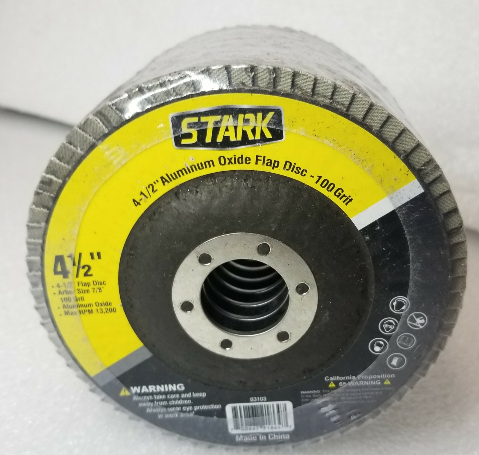 (10) 4 1/2″ Aluminum Oxide Flap Disc 4 1/2″ x 7/8″