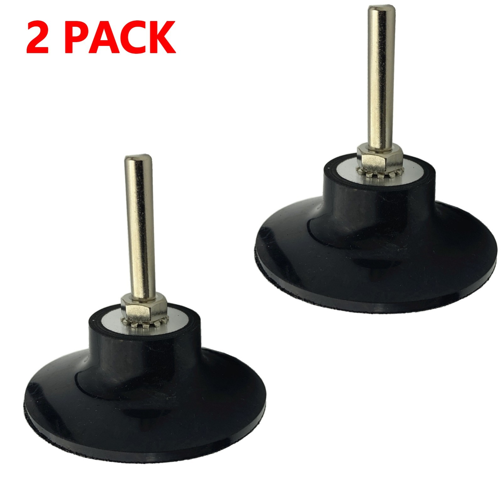 2 PACK 2 Inch Disc Pad Holder with 1/4″ Shank, Die Grinder Sanding for Polishing