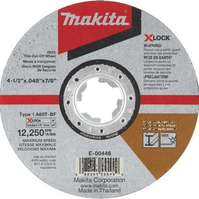 Makita E-00446 X-Lock 4-1/2″ x .045″ x 7/8″ Type 1 General Purpose 60 Grit Th…