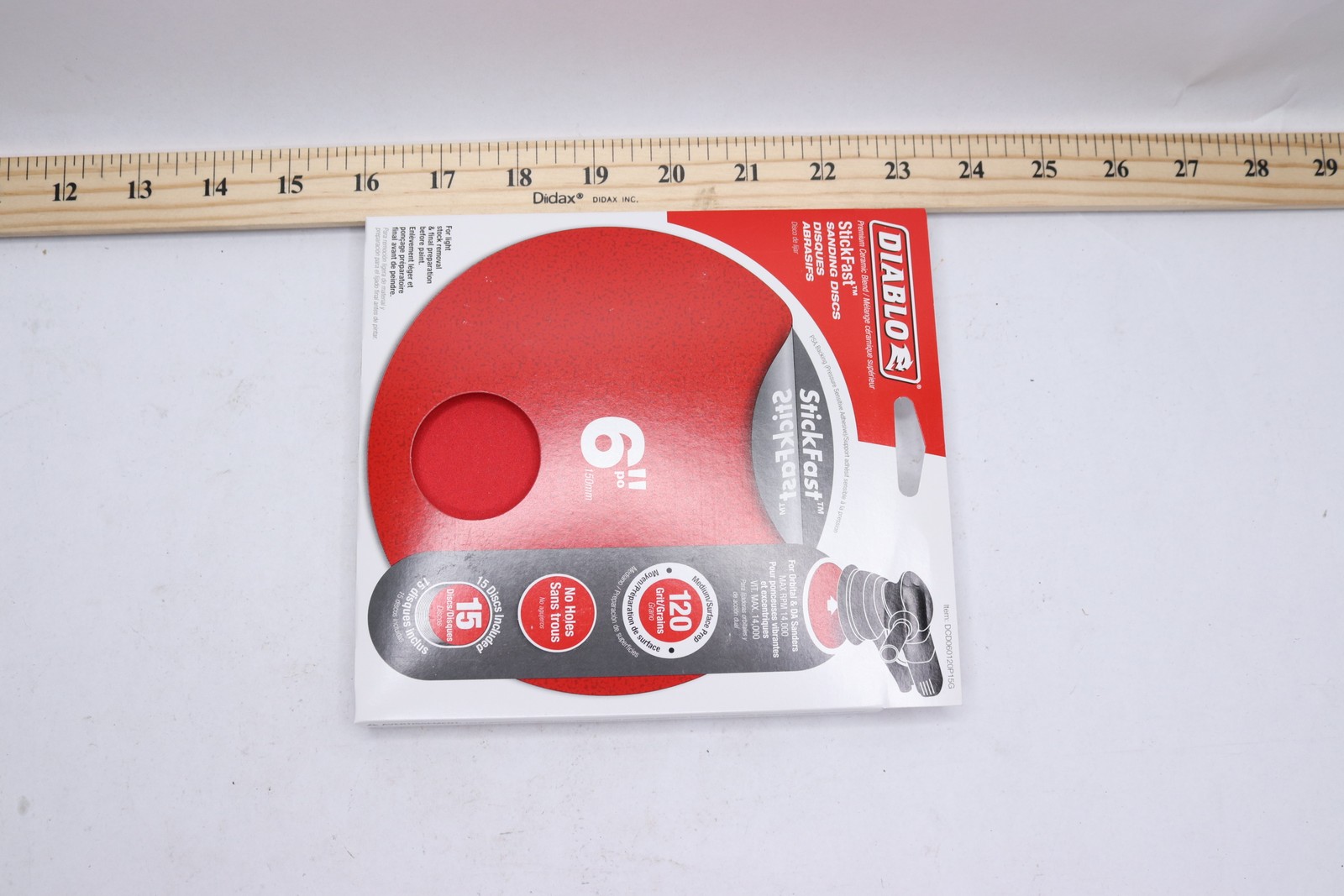 (15-Pk) Diablo ROS Stick Fast Discs 120 Grit DCD060120P15G