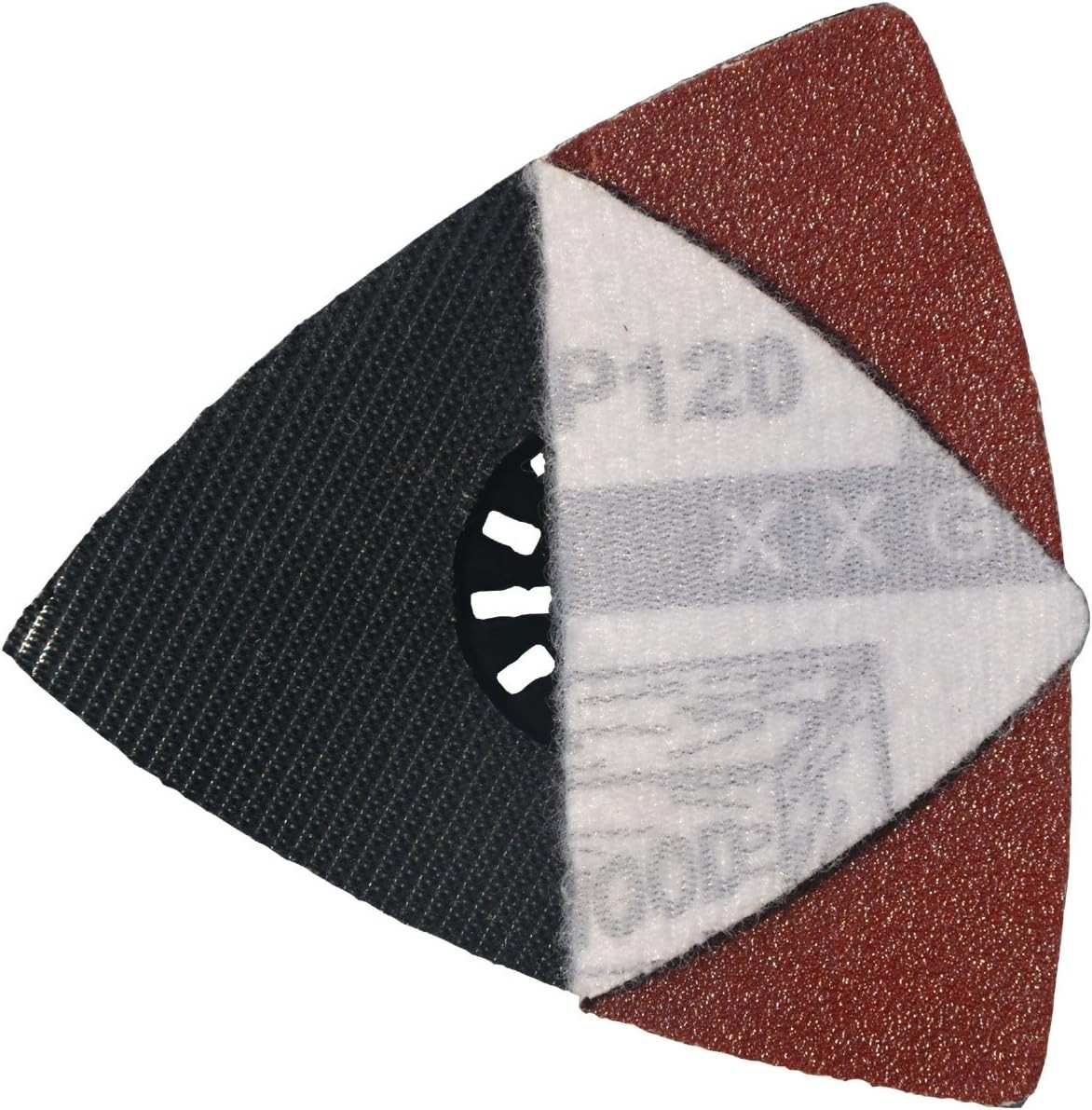 Triangular Oscillating Sanding Pads 3-1/8″ – 55 Pcs Assorted Grits for Woodwork