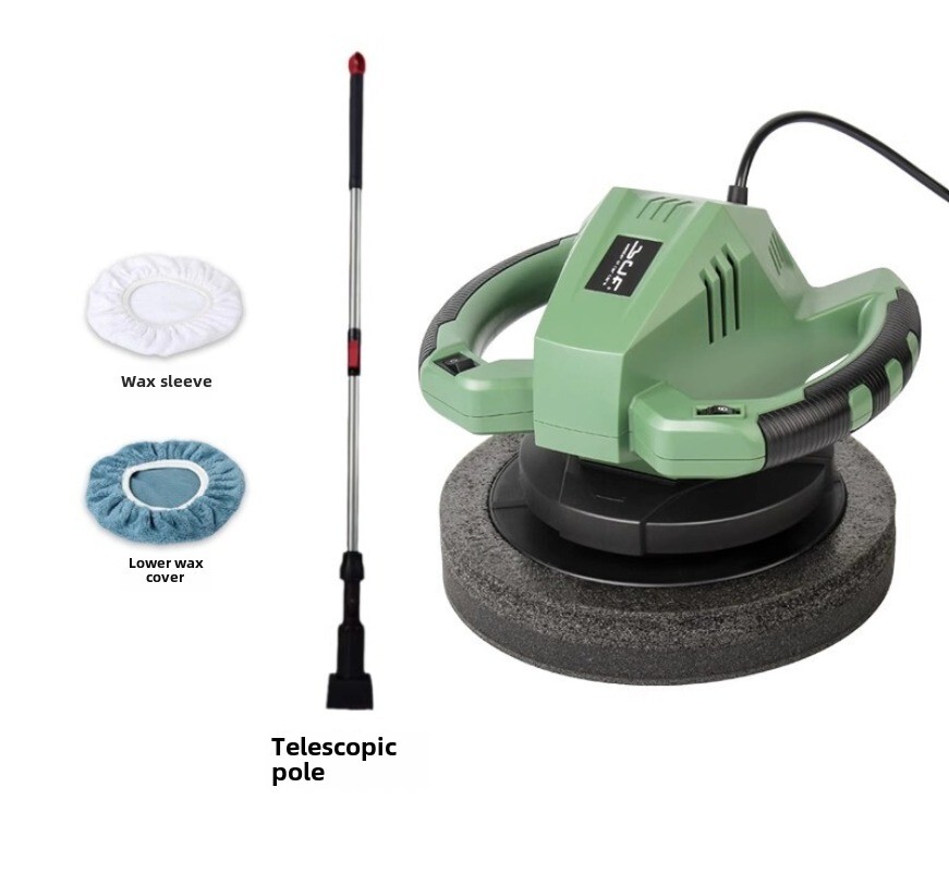 Wood Floor Waxing Machine Home Use 6-Speed Settings and Marble Electric Polisher