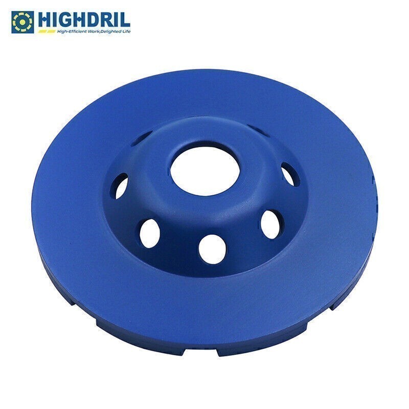 1pc 4/4.5/5/7 in Diamond Double Row Grinding Wheel for Concrete Masonry Granite