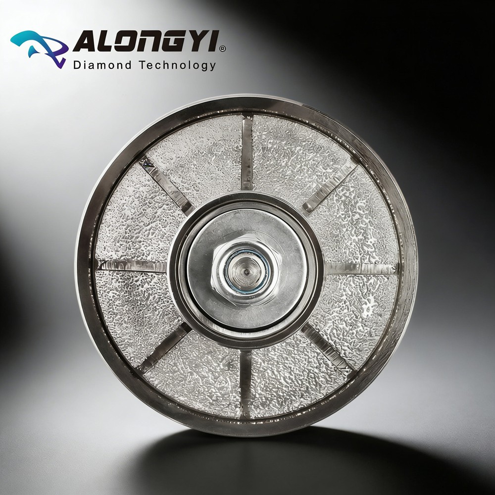 Diamond Hand Edge Profile Wheel Diameter 85x30mm Vacuum Brazed Grinding