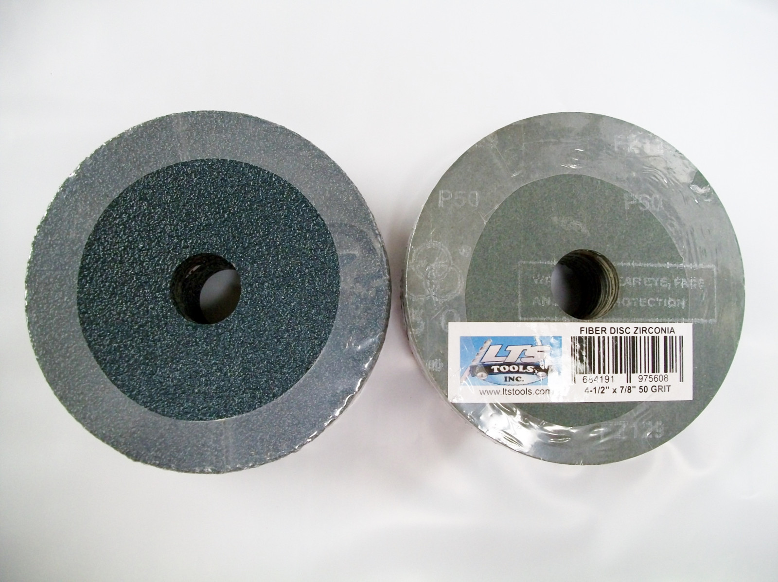 4-1/2″ Fiber Resin Sanding Disc 50 Grit, ZIR, Professional Grade, 100pk, Bulk