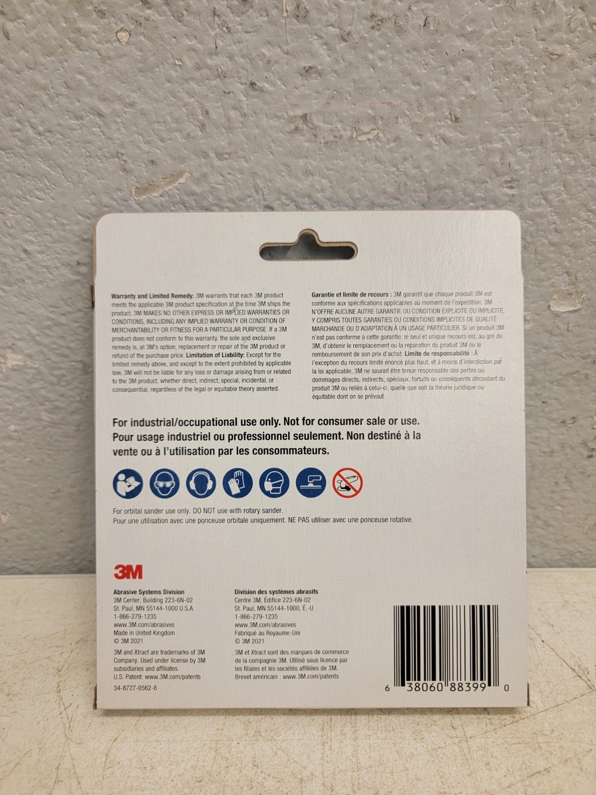 3M Xtract 310W Hook & Loop Net Disc 88399 Aluminum Oxide 6″ Multi-Pack Case/20