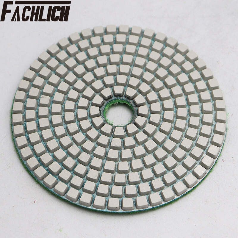7pcs 100mm/4″ Diamond Concrete Floor Wet Polishing Pads Sanding Grinding Discs