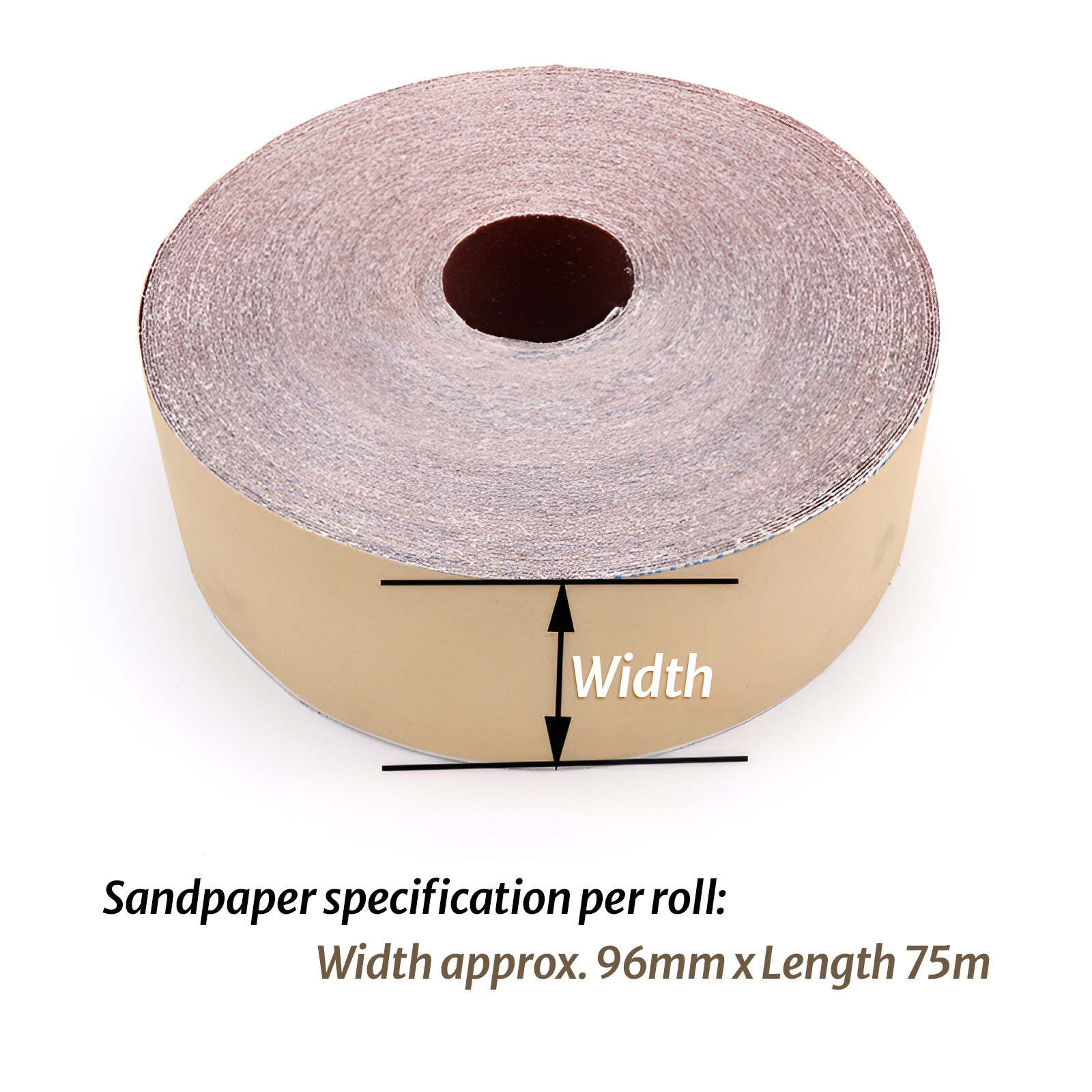 80-600 Grit Sandpaper Roll Abrasive Sand Paper Metal Furniture Sanding Sheets