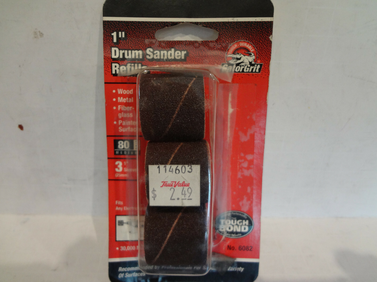 GatorGrit 1″ Drum Sander Refills 120 Fine #6082 (3 sleeves)