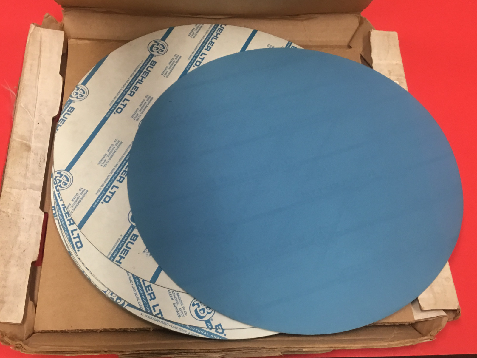 Buehler – P/N: 69-3120 – 12″ Fibrpol Discs – 19 Pieces – NEW
