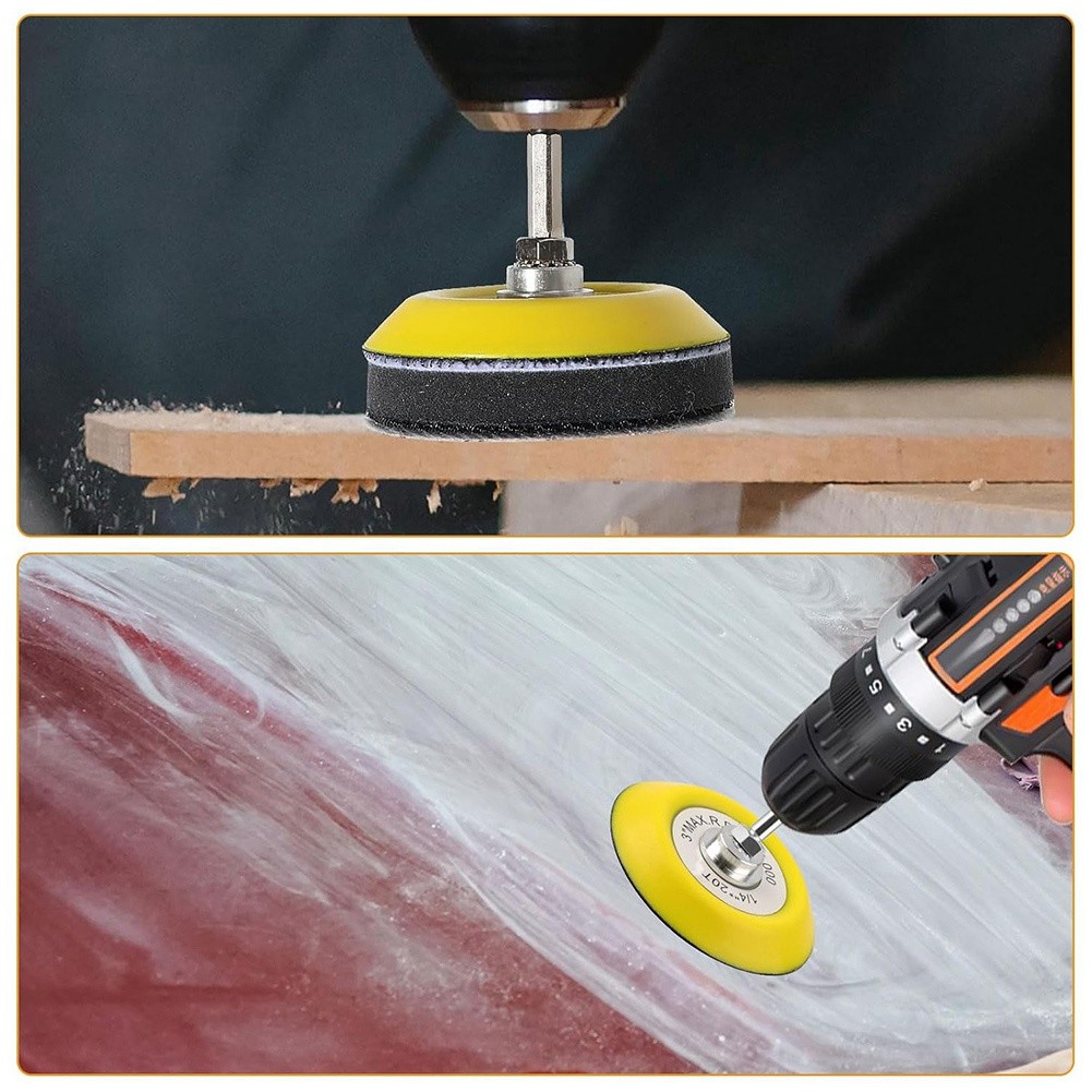 133 PCS 3 Inch Sanding Disc Drill Polishing Kit, 60-10000 Grits Sandpaper2302
