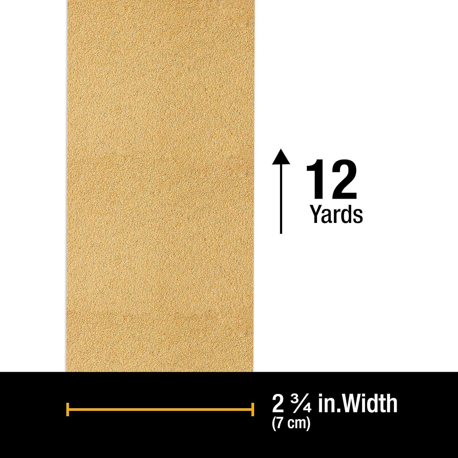 Premium – 60 Grit Gold – Hook & Loop Backing Longboard Continuous San