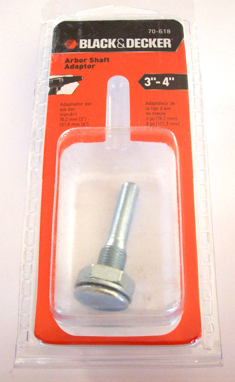 5 BLACK & DECKER 3/8″ MANDREL DRILL ARBORS 3″ & 4″ CUT OFF & WIRE WHEELS 70-618
