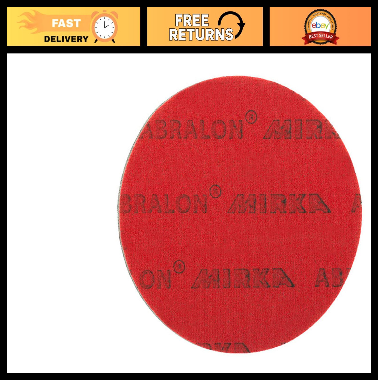 5″ Hook & Loop Polishing Discs – 12 Pack Assortment, Grits 360, 500, 1000, 2000