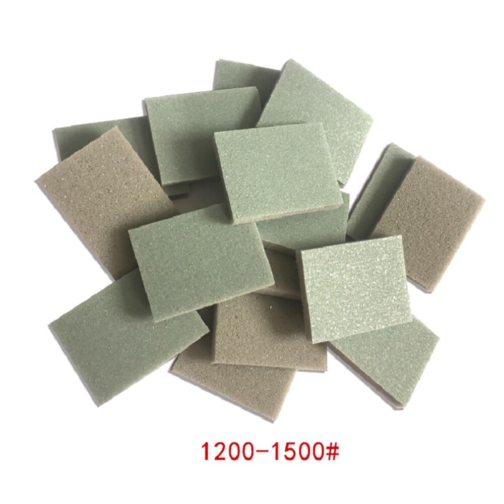 30*40mm Wet Dry Spong Sanding 300-3000 Grit Hook Loop Sandpaper Polishing Block