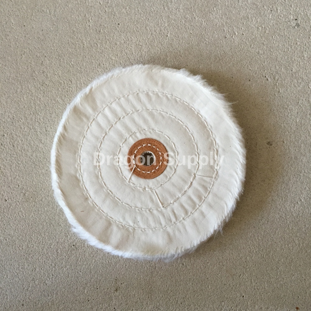 New ( 2 ) 4″ Buffing Polishing Wheel 1/2″ Arbor Buffer Polish * US FREE SHIPPING