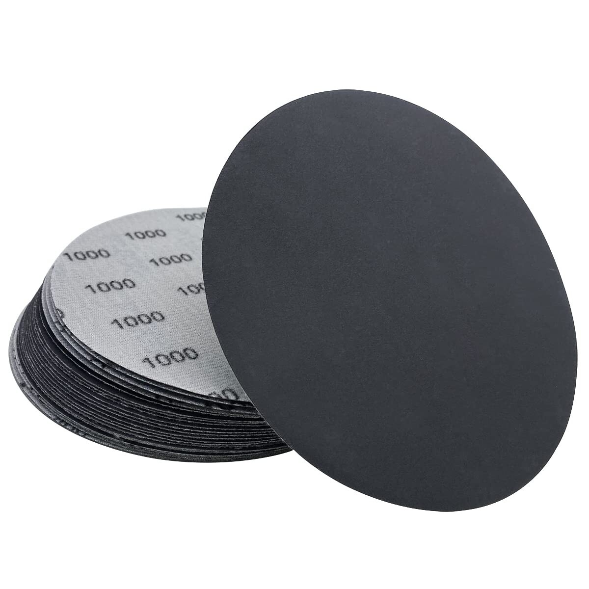 20pcs 6 inch Hook Loop Sanding Discs 1000 Grit Wet Dry Sandpape Silicon Carbide