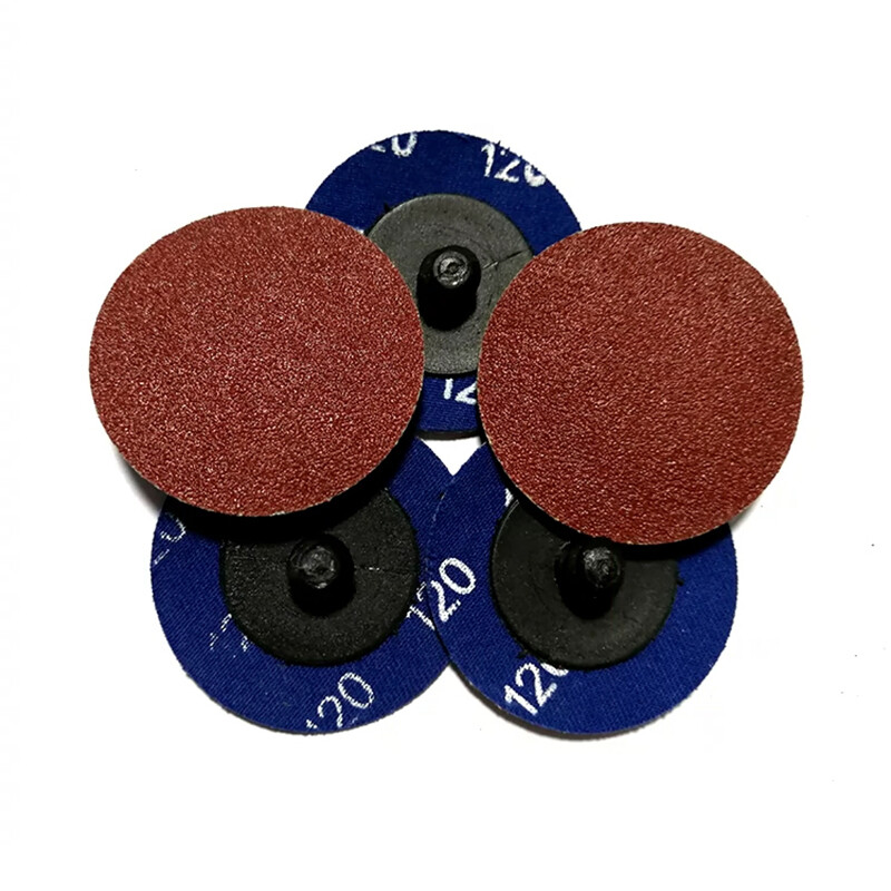 2 Inch 50mm Roll Lock Sanding Discs R-Type Quick Change Disc Pads 36-240 Grit