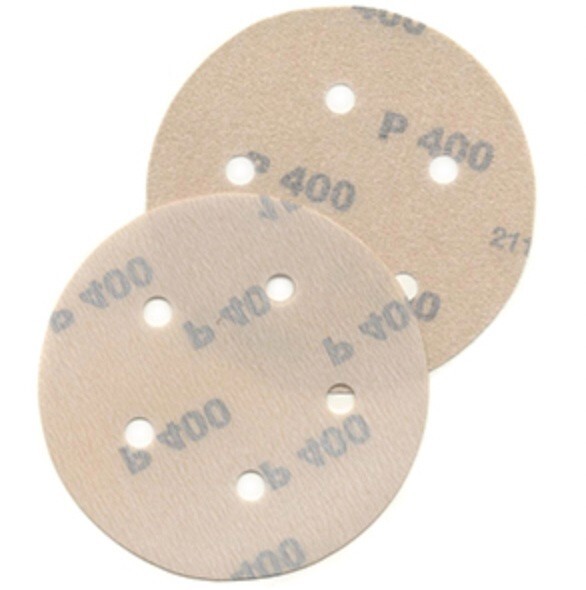 Klingspor’s 5″x 5 Holes, Stearate Film, H & L Sanding Discs, 50pk, Various Grits